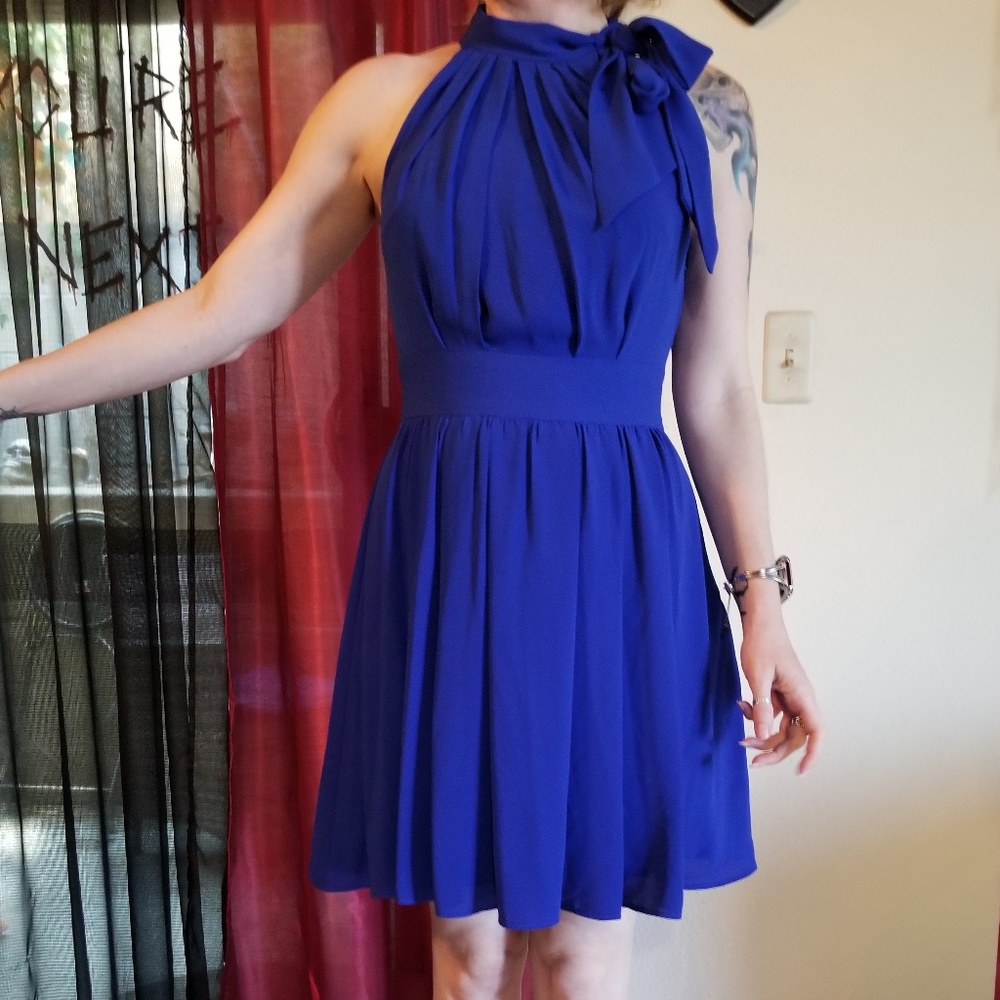 Royal blue express dress